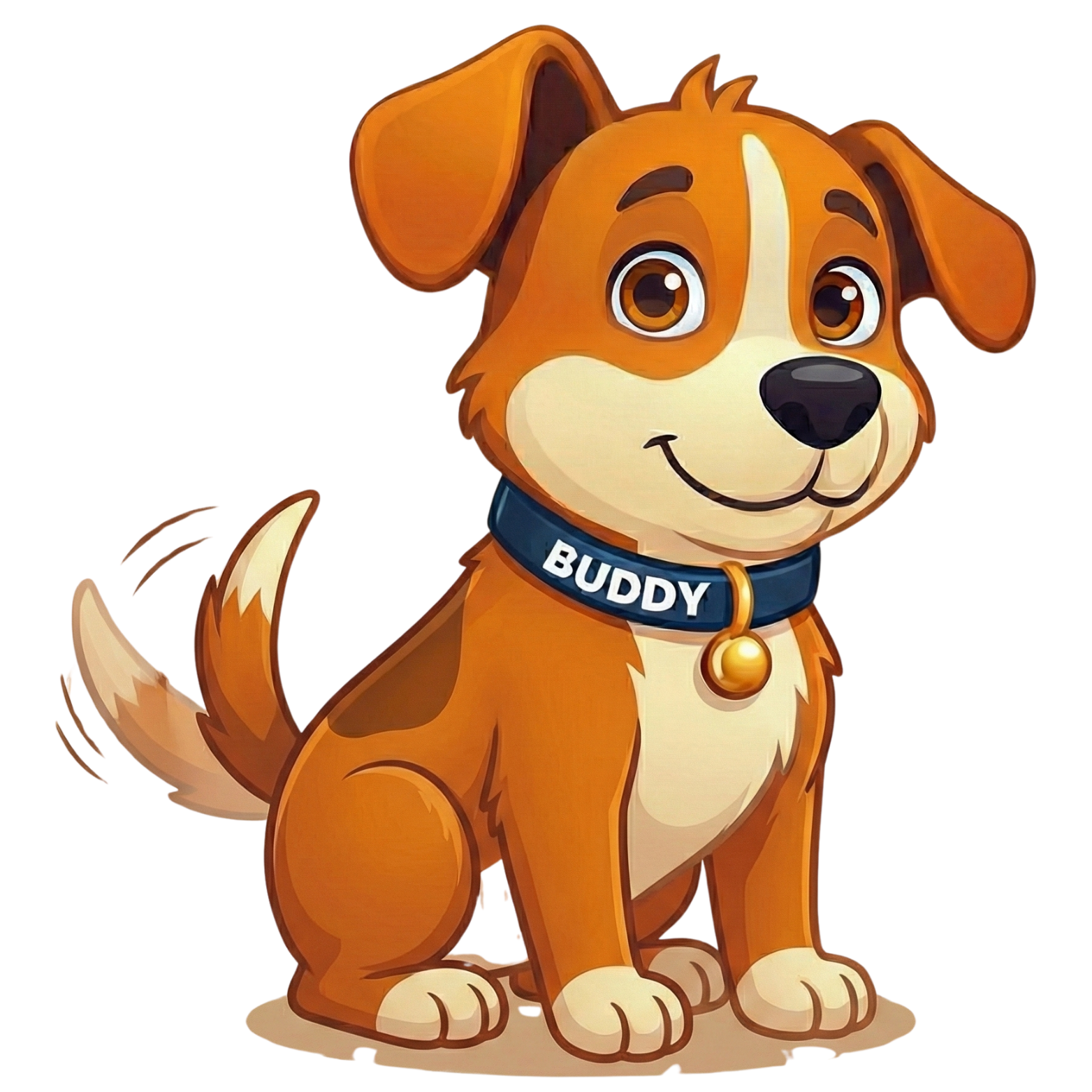 Buddy the golden retriever ADHD companion