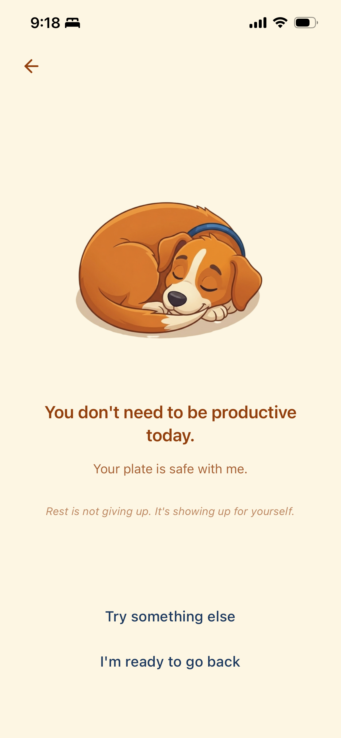 ADHD Soft Day Mode - You don't need to be productive today